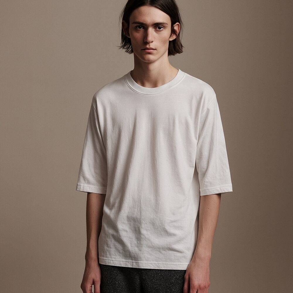 CH. Chapter AW 2016 3/4 Sleeve Tee White NWT